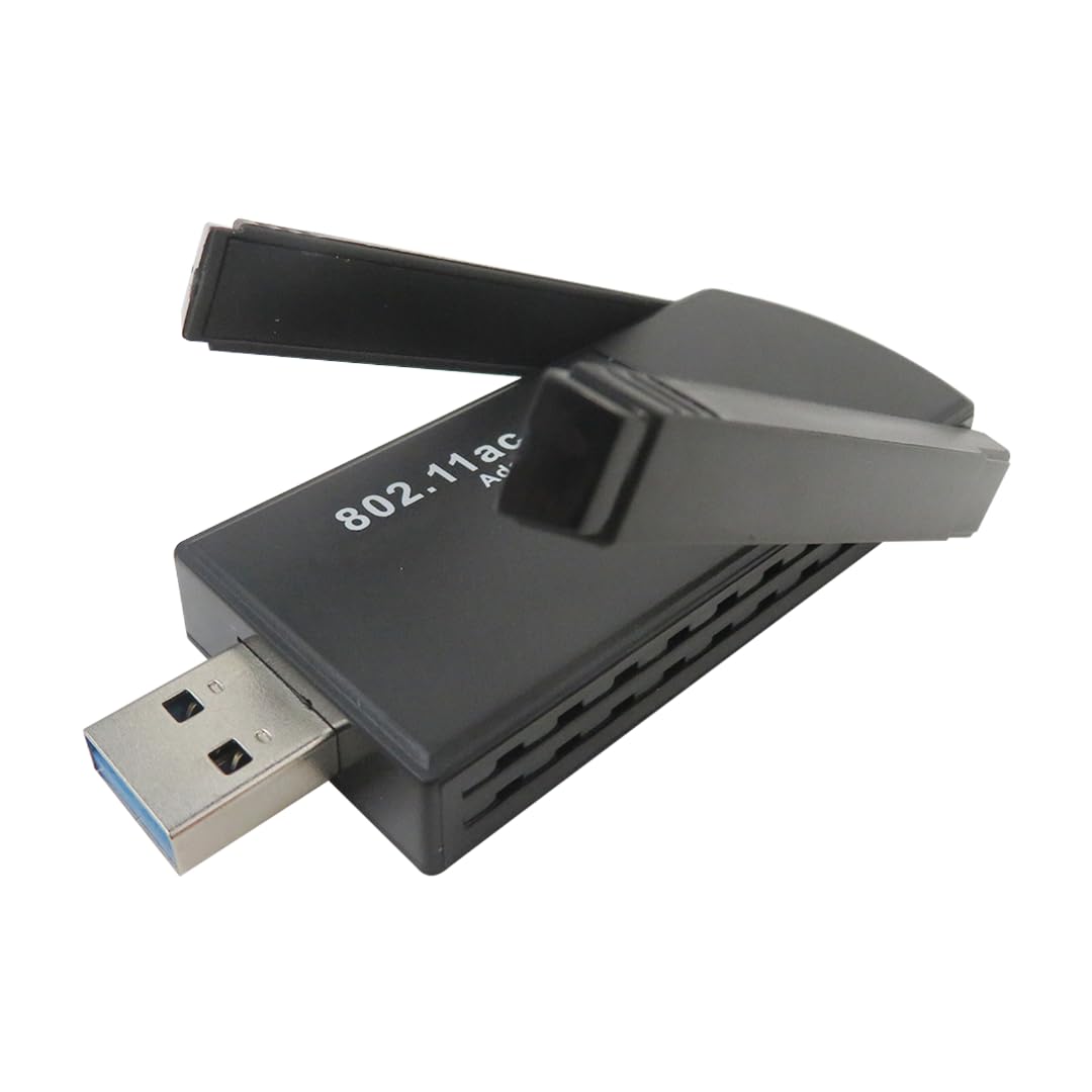 Wireless USB Adapter 1300Mbps Dual Antennas 5G/2.4G WiFi Adapter D254783