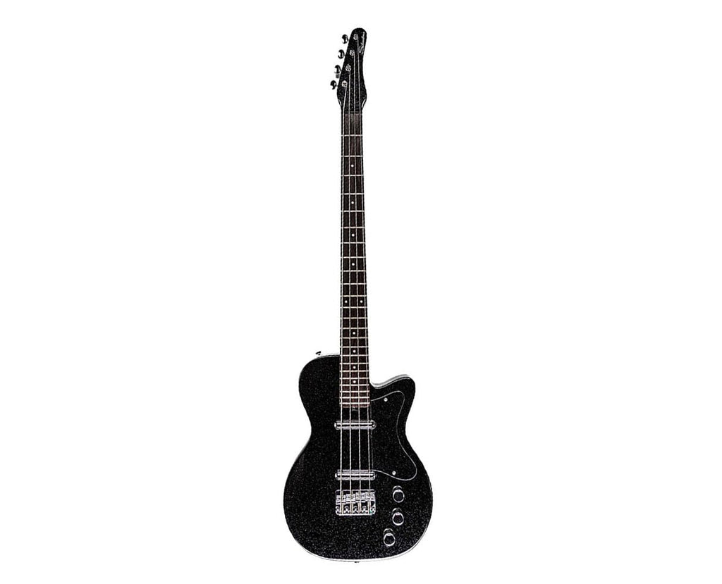 Black Silver Flake Short Scale Bass G261
