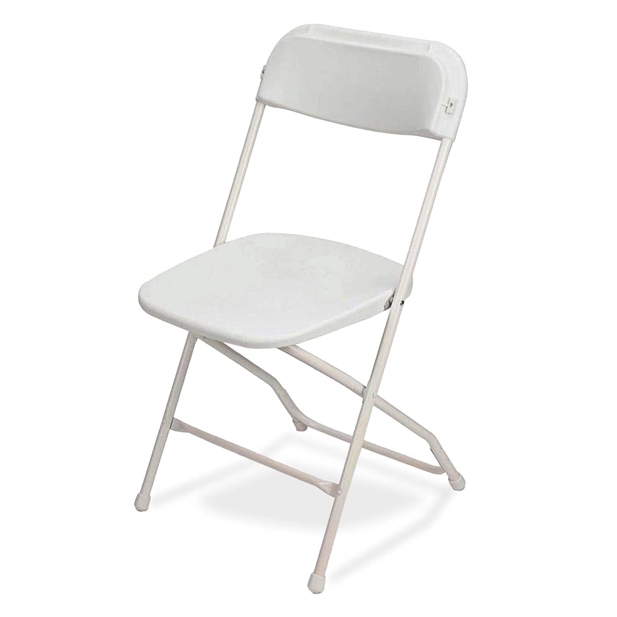 White Stackable Plastic Folding Chair 10-Pack R882