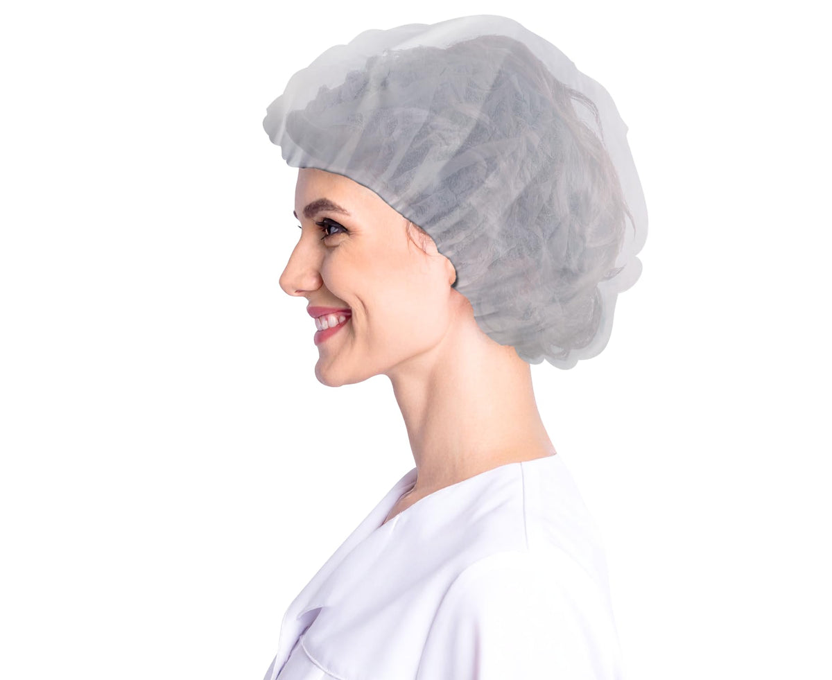 Yellow Disposable Bouffant Caps N437075