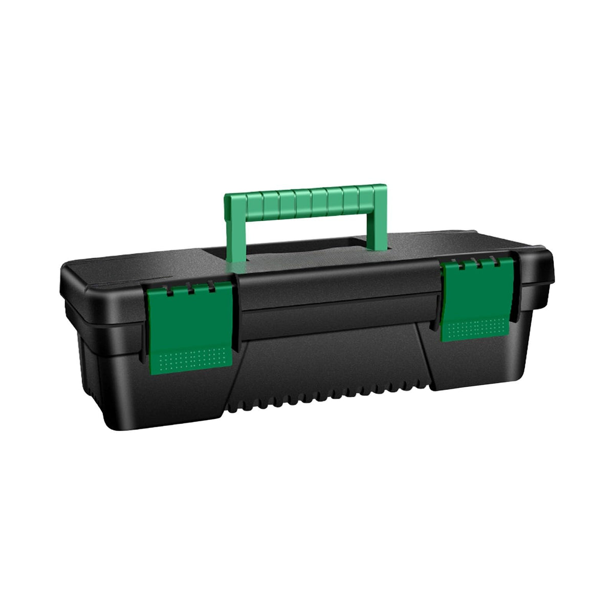 10-Inch Plastic Toolbox with Removable Tray and Double Lock S79131