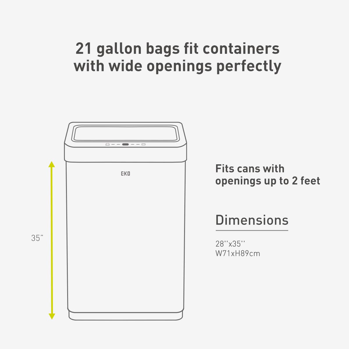 21 Gallon 60 Count Drawstring Unscented Trash Bags F7042