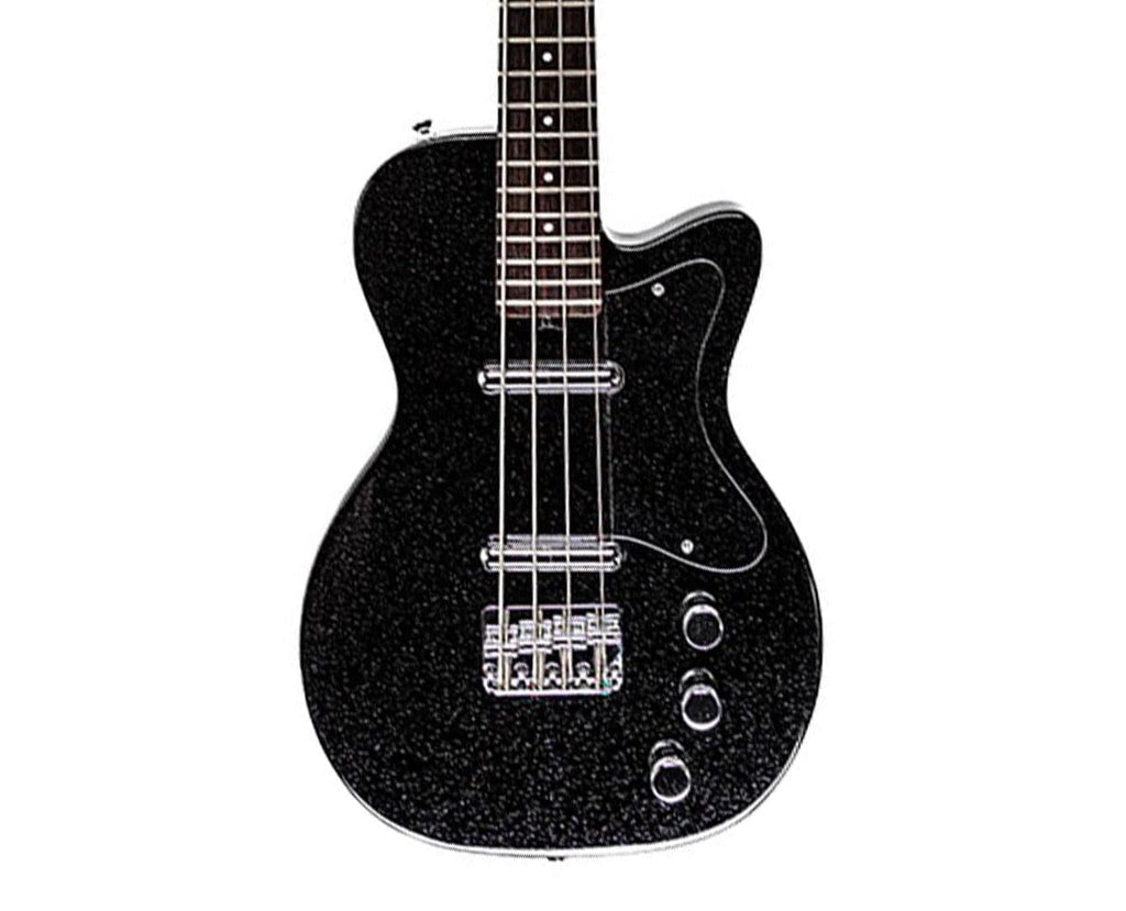 Black Silver Flake Short Scale Bass G261