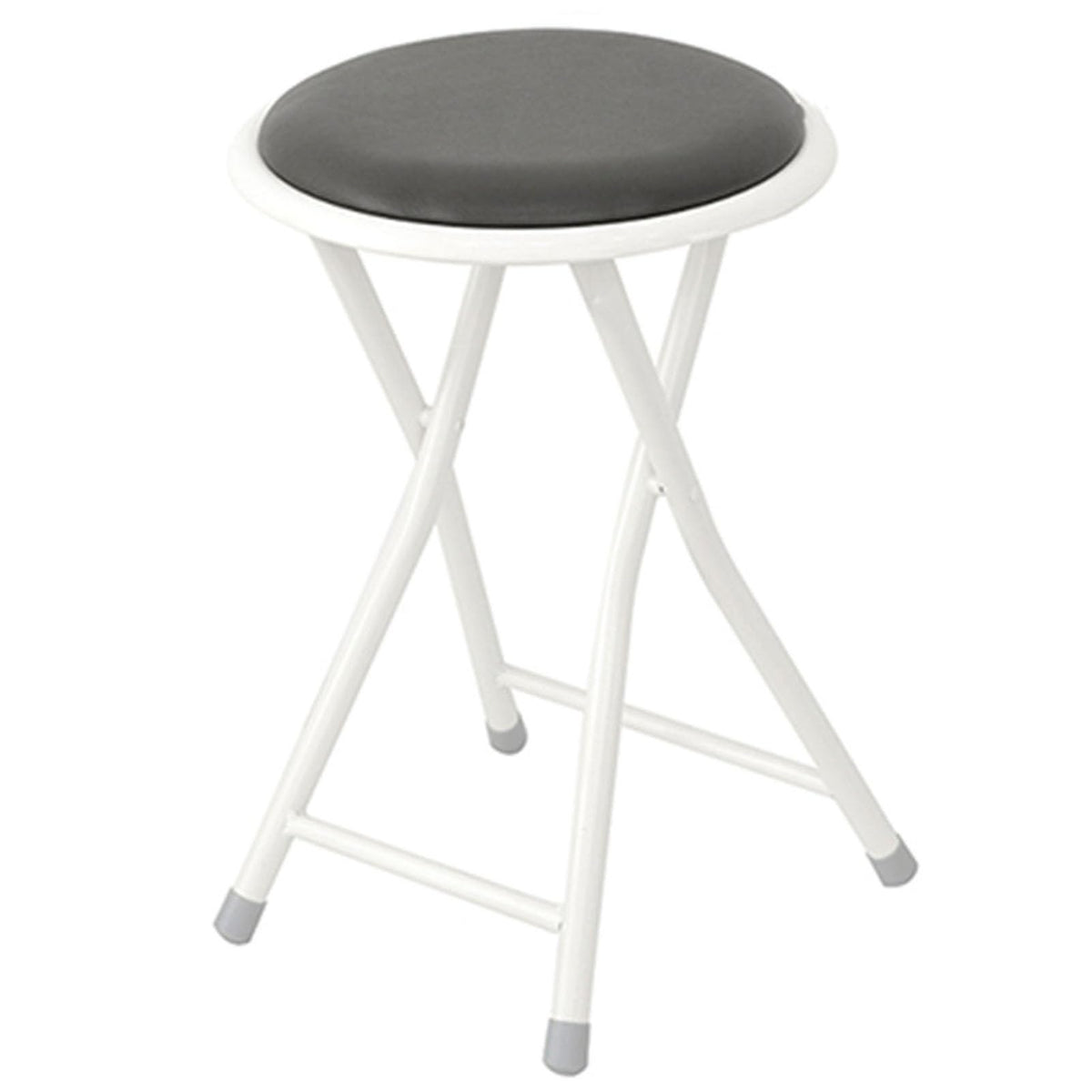 18-Inch Black Folding Stool with 225lb Capacity R79538