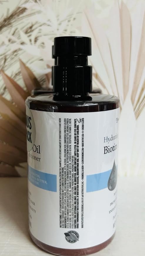Biotin & Coconut Oil Shampoo and Conditioner Set 16 fl oz I6551