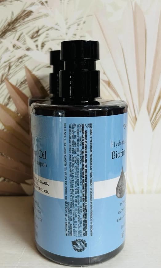 Biotin & Coconut Oil Shampoo and Conditioner Set 16 fl oz I6551