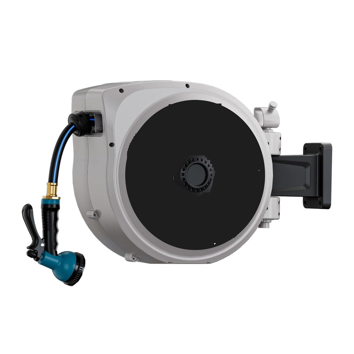 Retractable Garden Hose Reel 5/8 in x 100 ft Wall Mount J2363