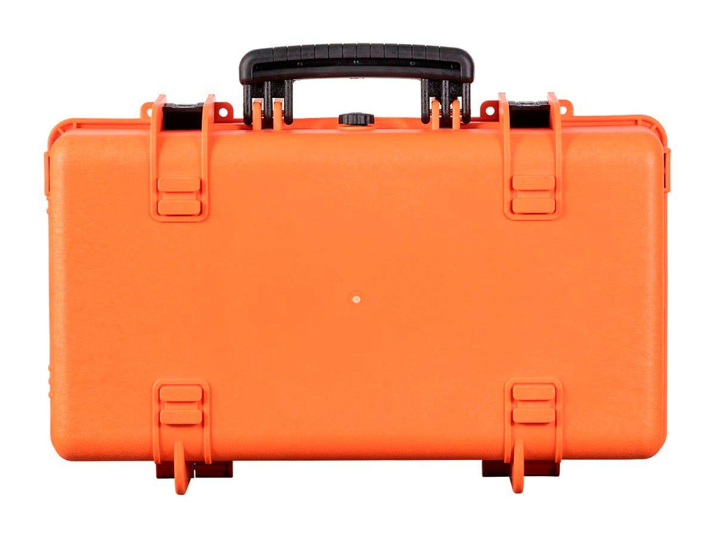 Weatherproof Hard Case with Customizable Foam, 22 x 14 x 8 Inches, Orange I20950