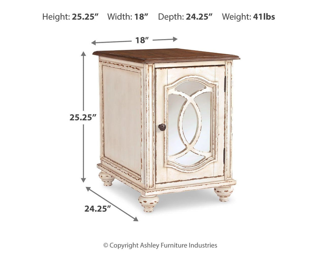 Chairside End Table with Storage K3940