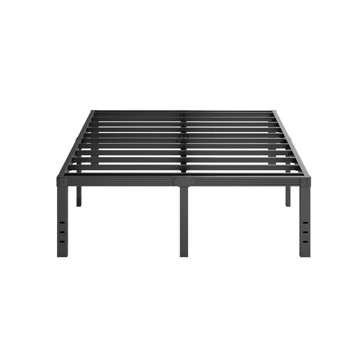18 Inch High Metal Full Size Platform Bed Frame, Black V739195