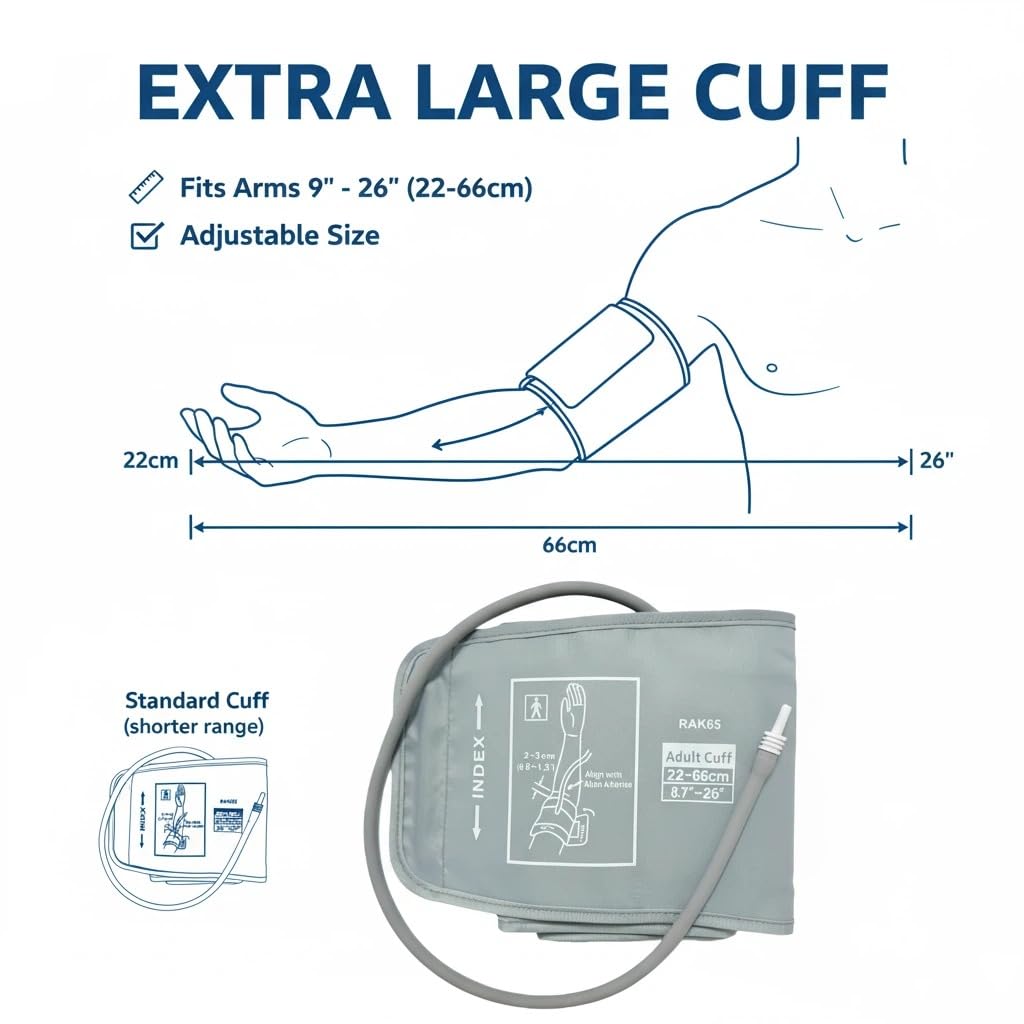 Extra Large Blood Pressure Cuff Replacement 8.7"-26" T405135