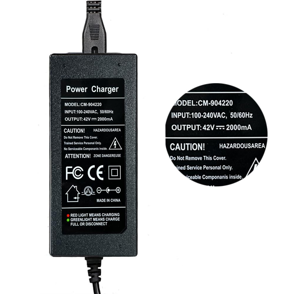 42V 2A Charger for 36V Lithium Battery 5.5mm x 2.5mm E8264