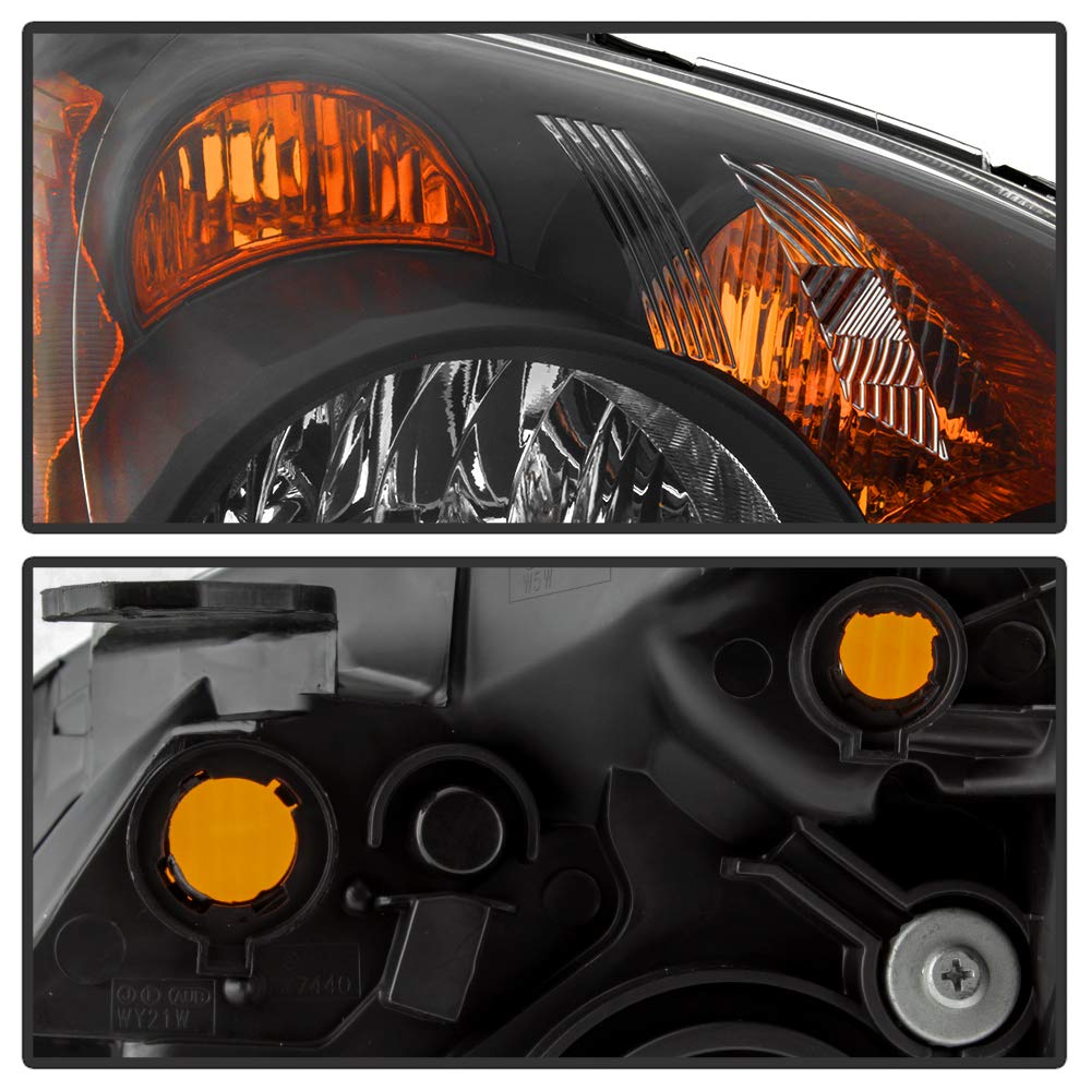 Black Headlights Replacement Pair Set W41567