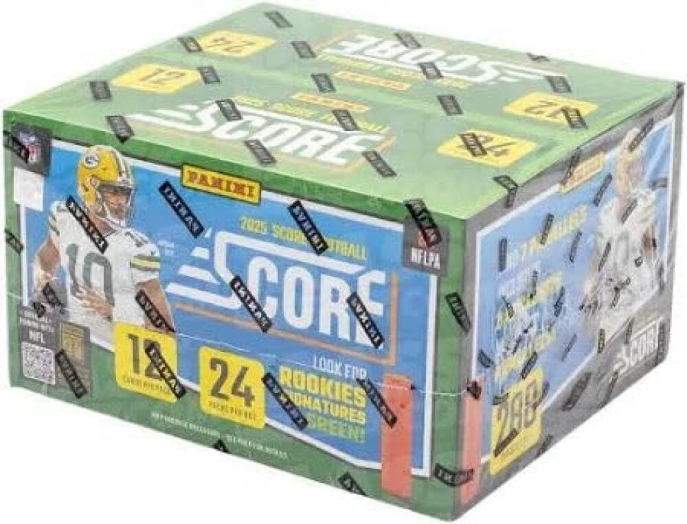 2025 Score NFL Football Retail Box 24 Packs H920345