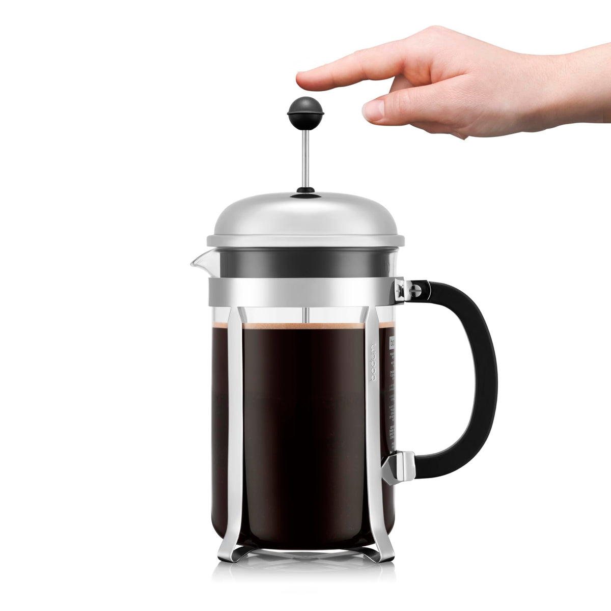 51oz Borosilicate Glass French Press Coffee Maker Q124