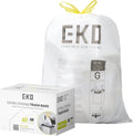 21 Gallon 60 Count Drawstring Unscented Trash Bags F7042