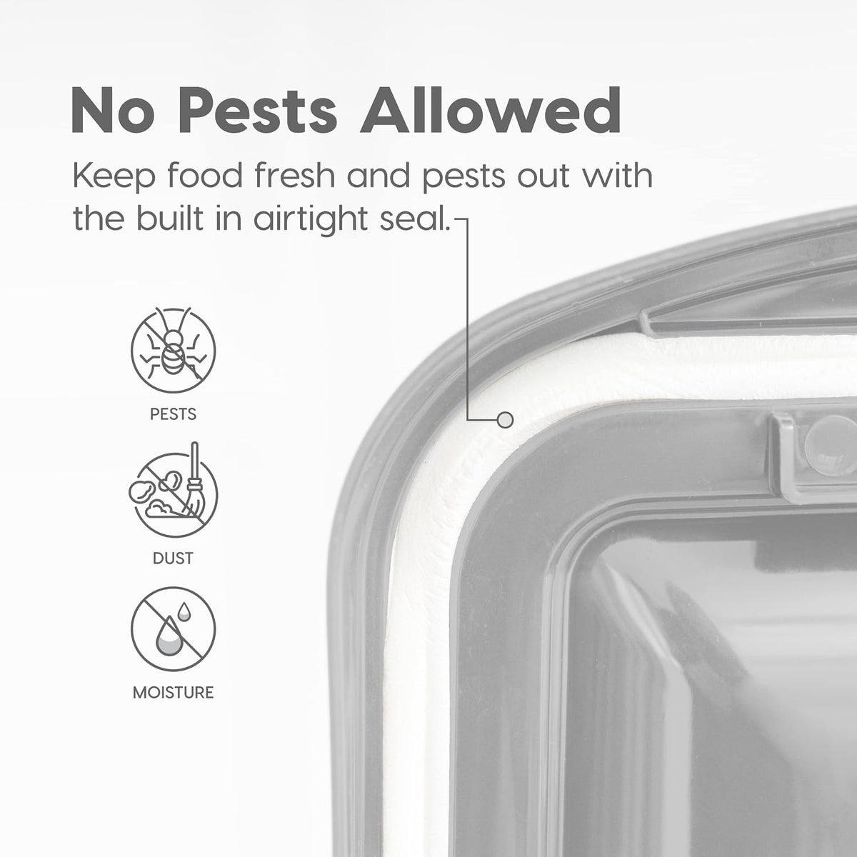 Dog Food Storage Container Up to 10 lbs Q5623