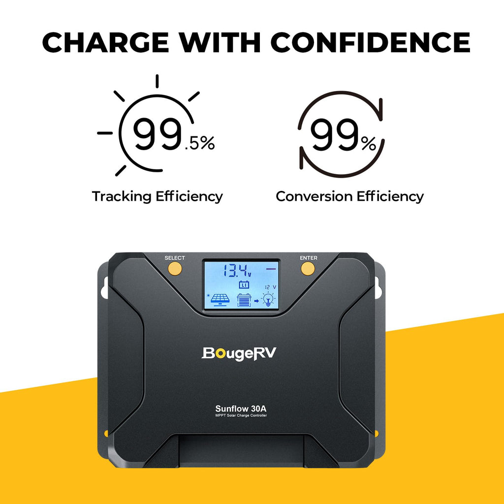 30A MPPT Solar Charge Controller with APP Control R369845
