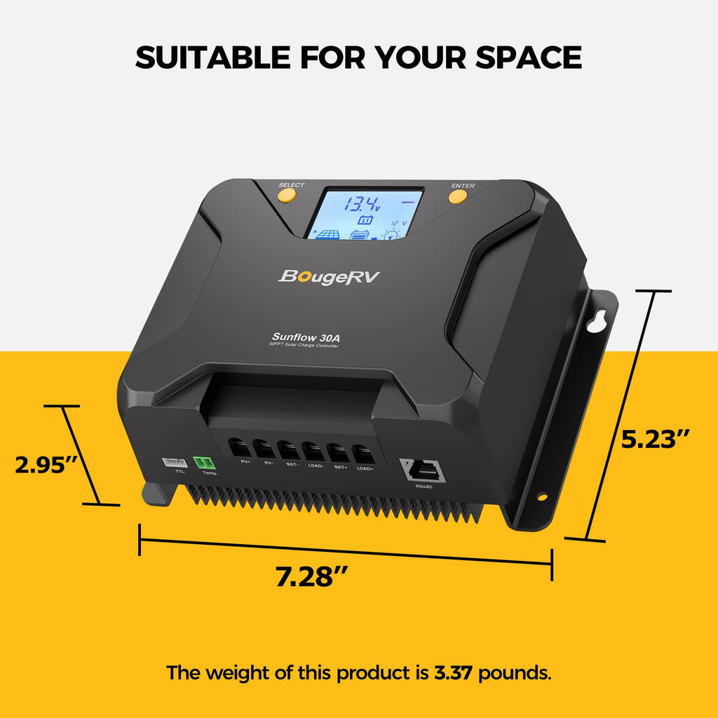 30A MPPT Solar Charge Controller with APP Control R369845