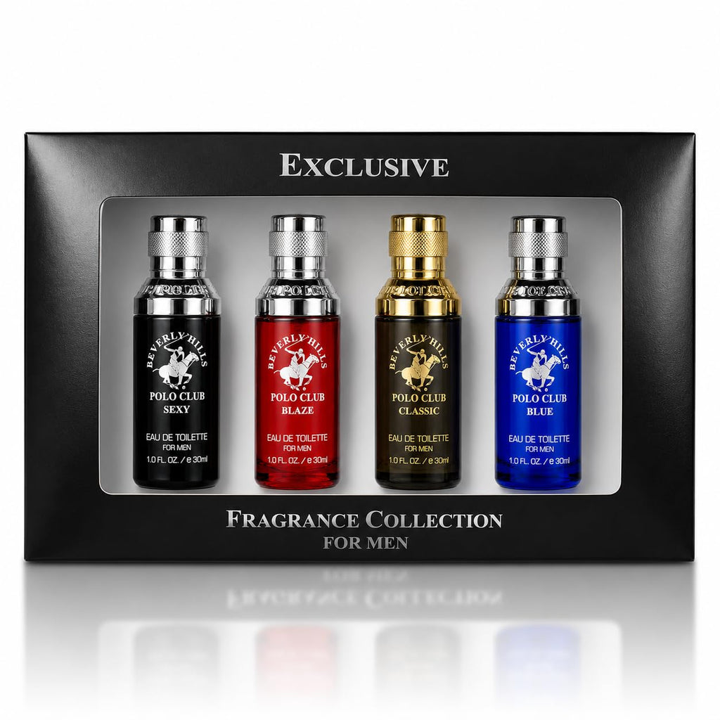 Men's 4 Eau de Toilette Colognes 1oz Gift Set F868