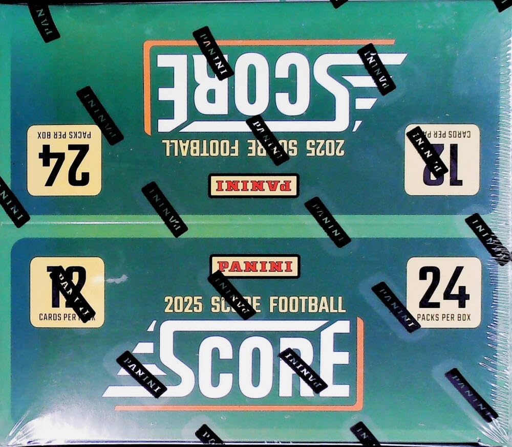 2025 Score NFL Football Retail Box 24 Packs H920345