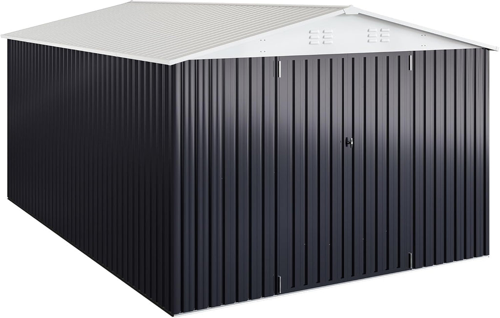 10x14 FT Metal Garden Storage Shed R918381