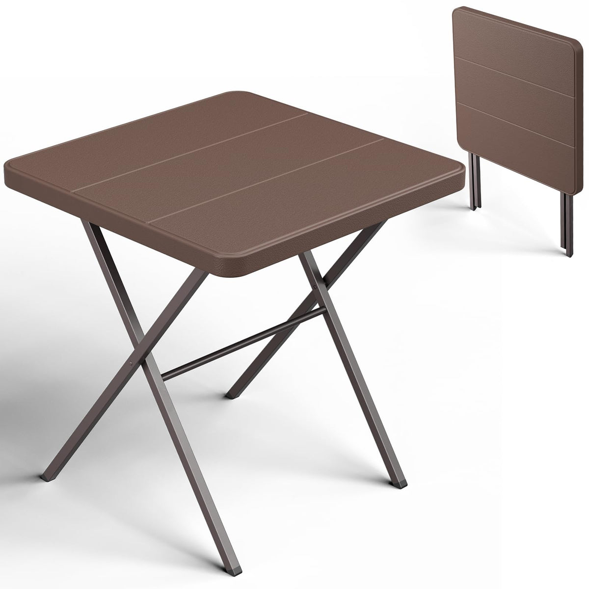 27 Inch Square Folding Table T251