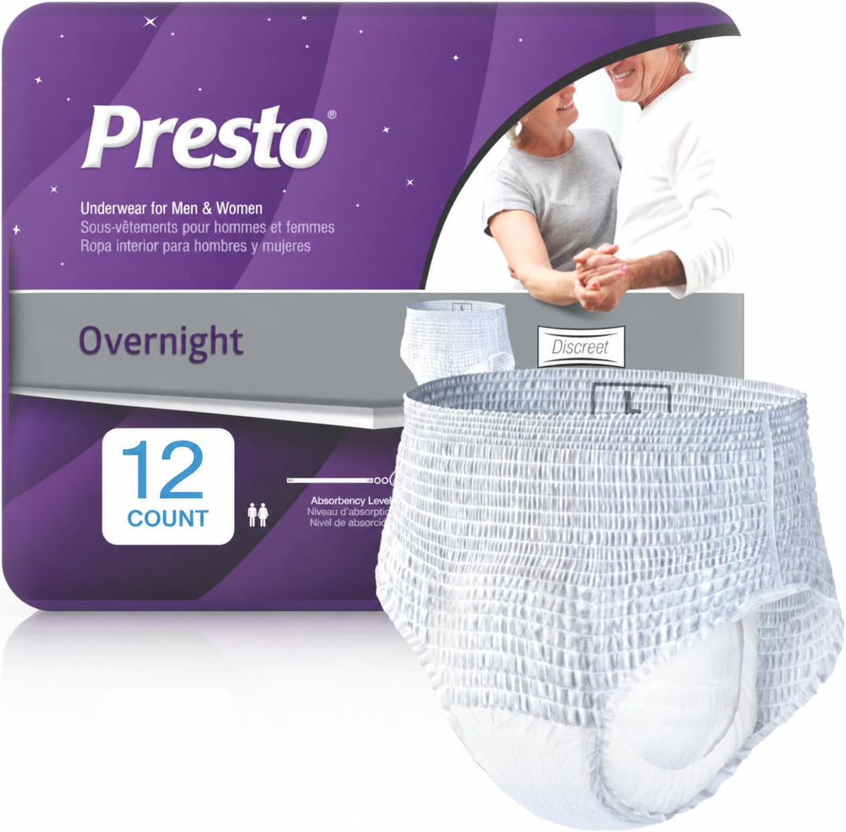 X-Large Incontinence Underwear 12 ct N88291
