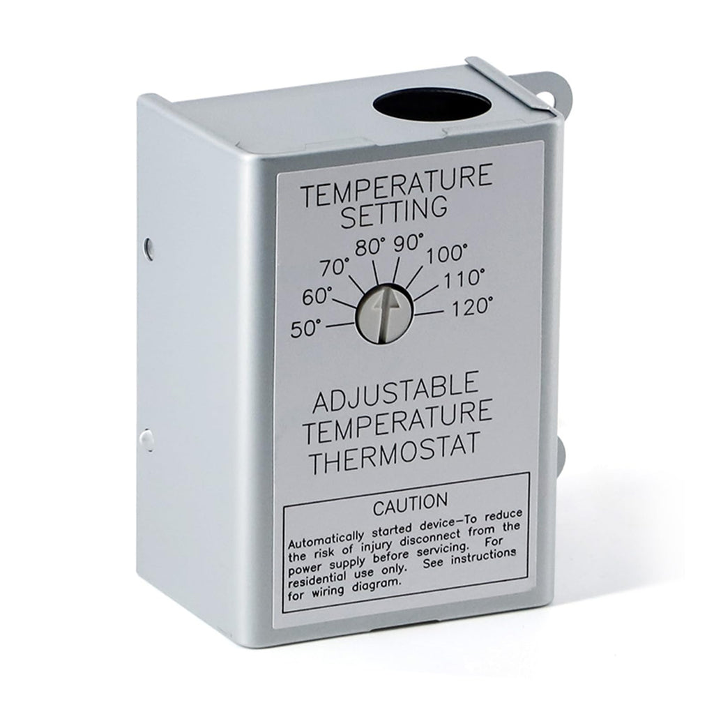 Power Vent Attic Fan Motor & Adjustable Thermostat Switch Kit F661422