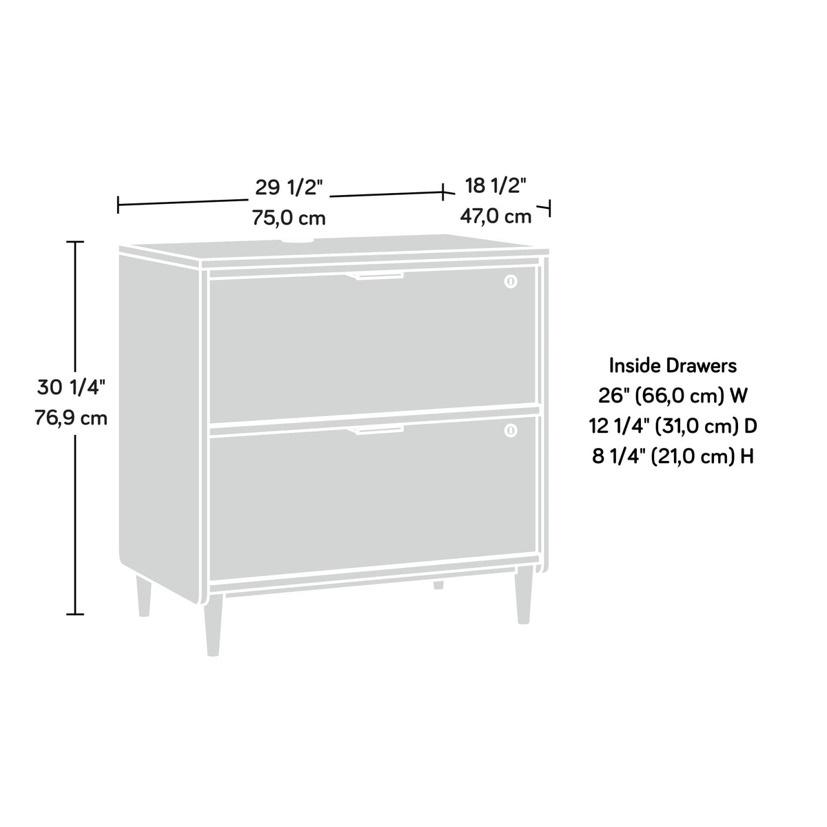 Lateral File, Grand Walnut Y387698