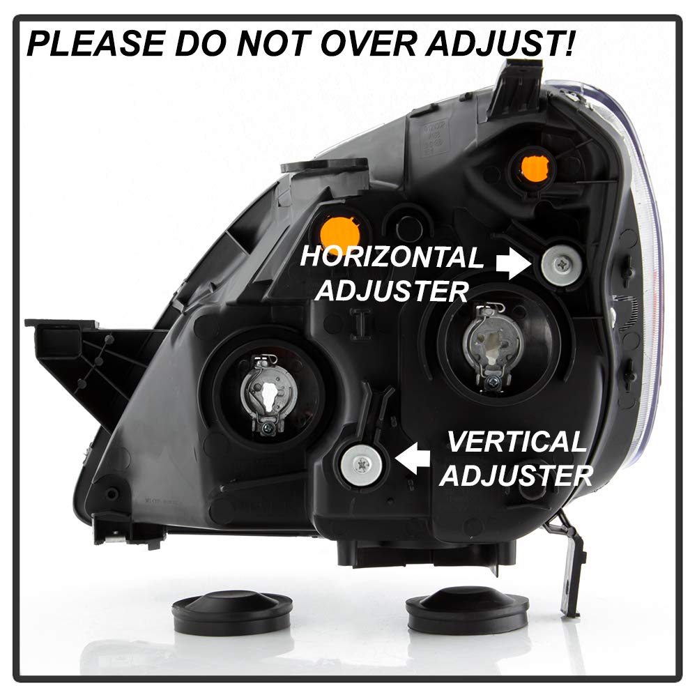 Black Headlights Replacement Pair Set W41567