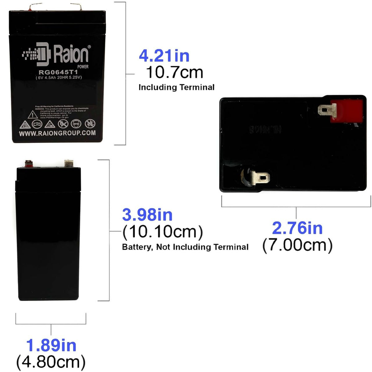 6V 4.5Ah Replacement SLA Battery 6 Pack P257