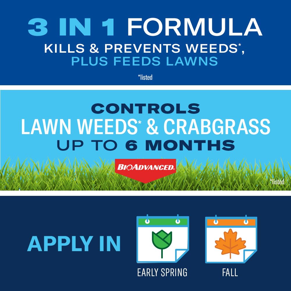 3-in-1 Weed and Feed Granules 10 lb Bag F5258