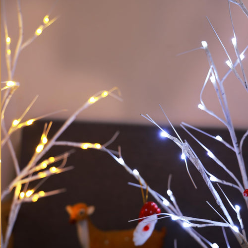 2-Pack 4FT Lighted Birch Tree H576