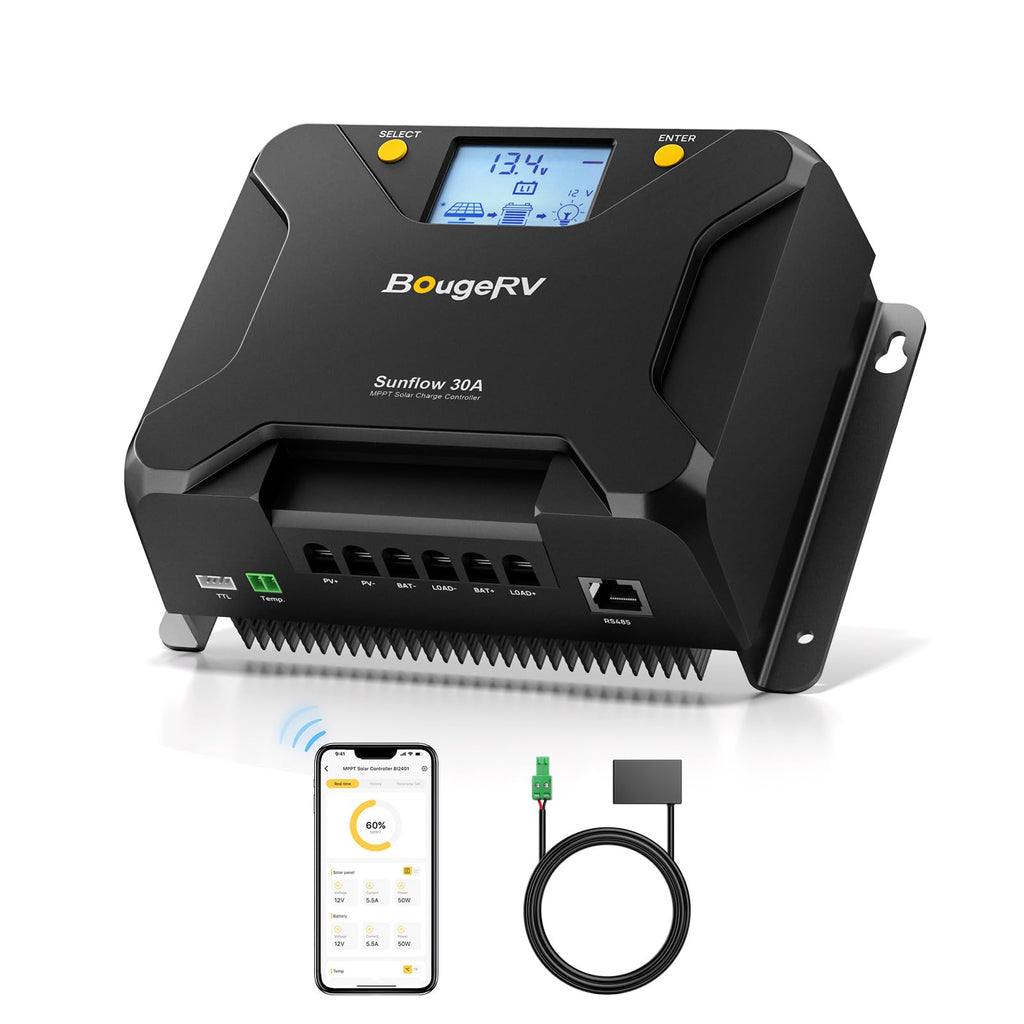 30A MPPT Solar Charge Controller with APP Control R369845