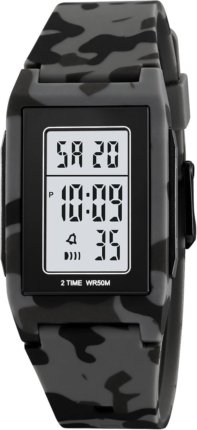 Minimalist Digital Ultra-Thin Water Resistant Shock Resistant Watch M23719