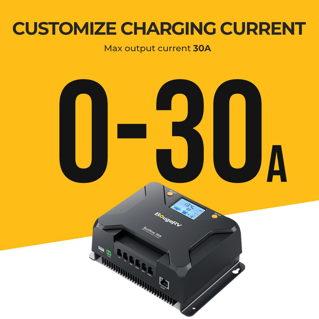 30A MPPT Solar Charge Controller with APP Control R369845