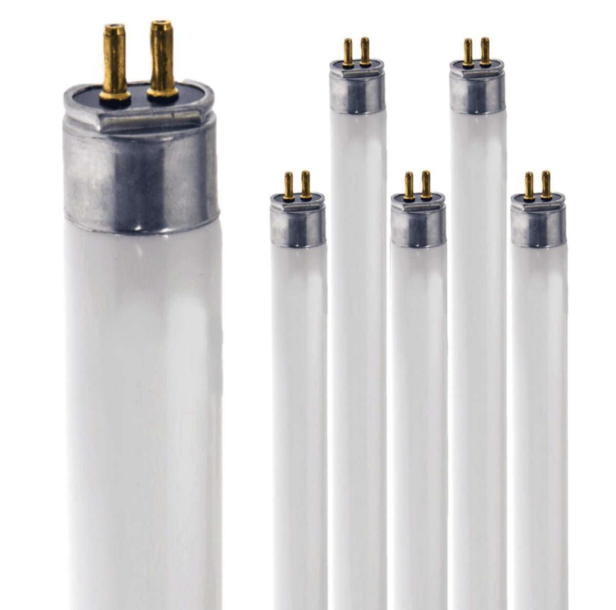 24 Inch T5 Fluorescent Bulb 24W 4100K Neutral White Linear Tube Pack of 6 I8583