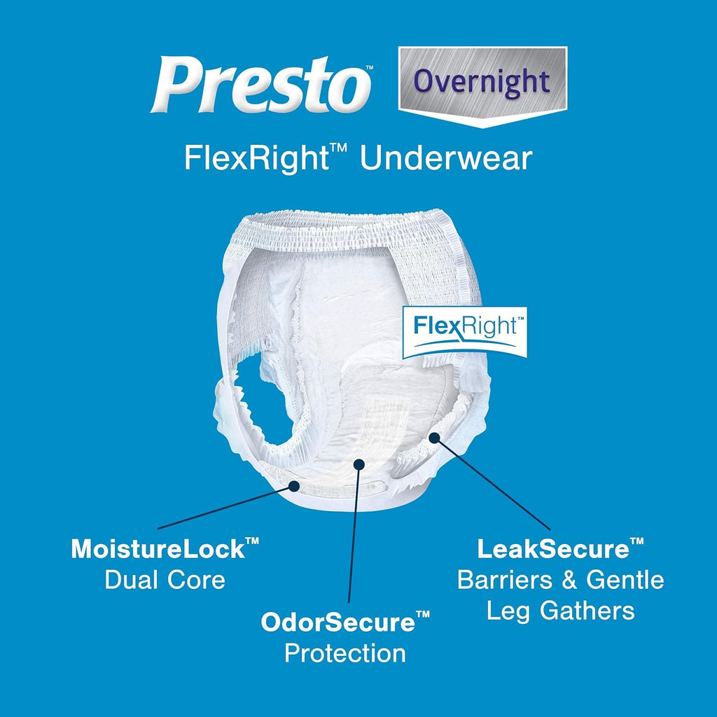 X-Large Incontinence Underwear 12 ct N88291