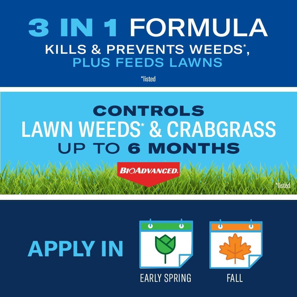 3-in-1 Weed and Feed Granules 10 lb Bag F5258