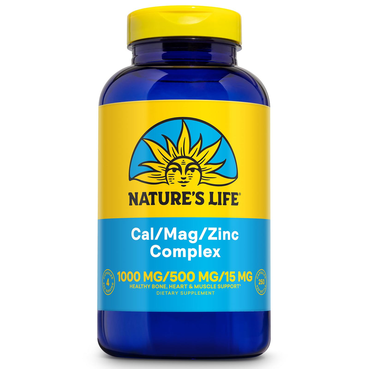 Cal Mag Zinc Complex 250 Count Capsules N684844