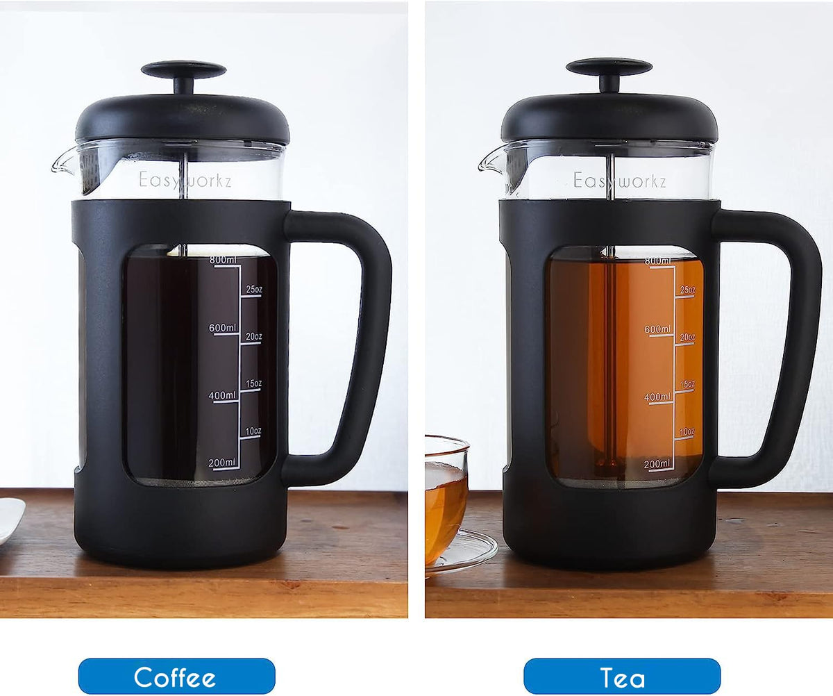 34 oz French Press with Creamer and Sugar Bowl Set J740