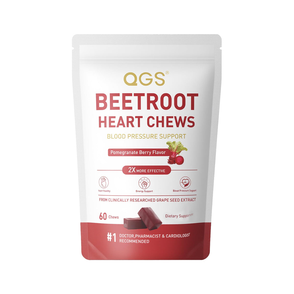 Beet Root Powder Energy Supplement, 60 Count S935