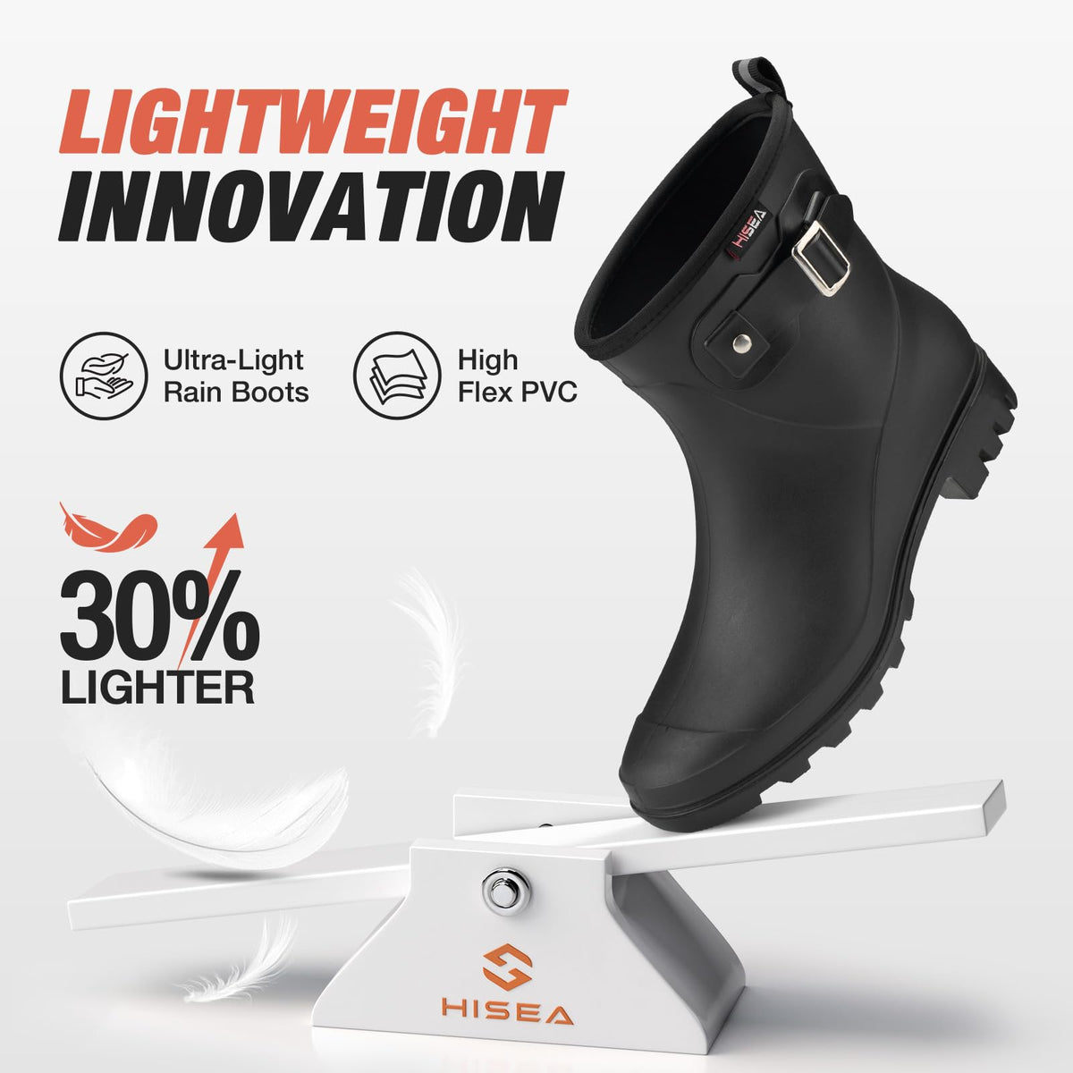 Waterproof Short Ankle Rubber Rain Boots V4332