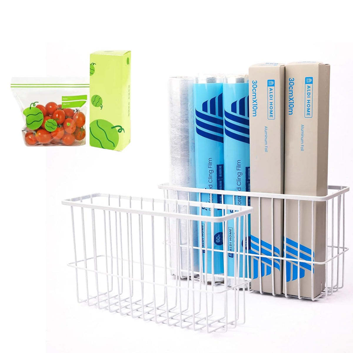 2 Piece Kitchen Cabinet Door Storage Box O905622