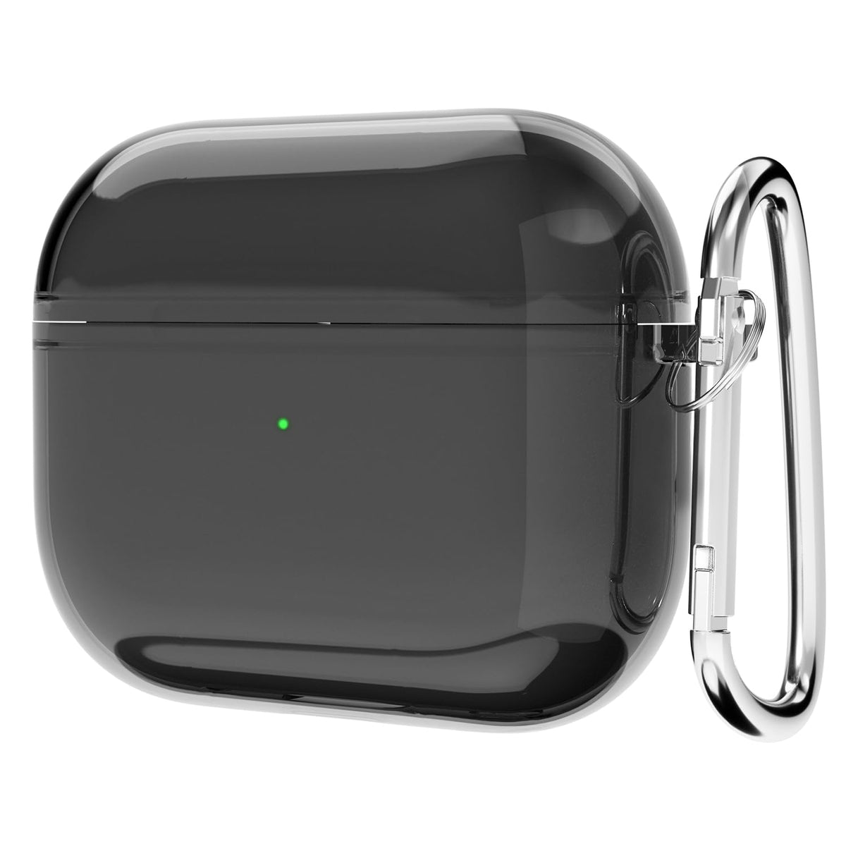 Clear Hard Plastic Airpods 3 Case with Keychain W761