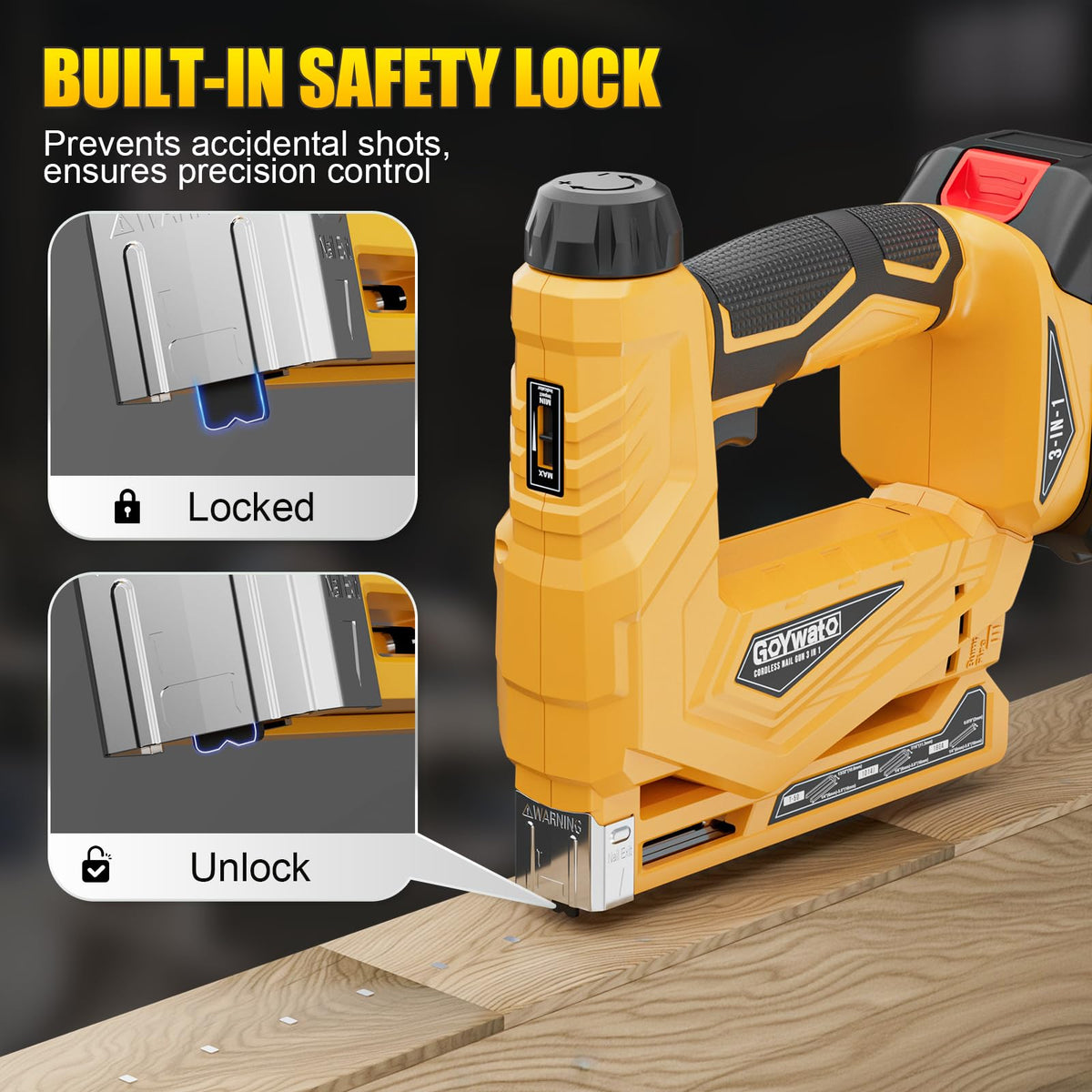 21V Cordless Staple Gun X6505