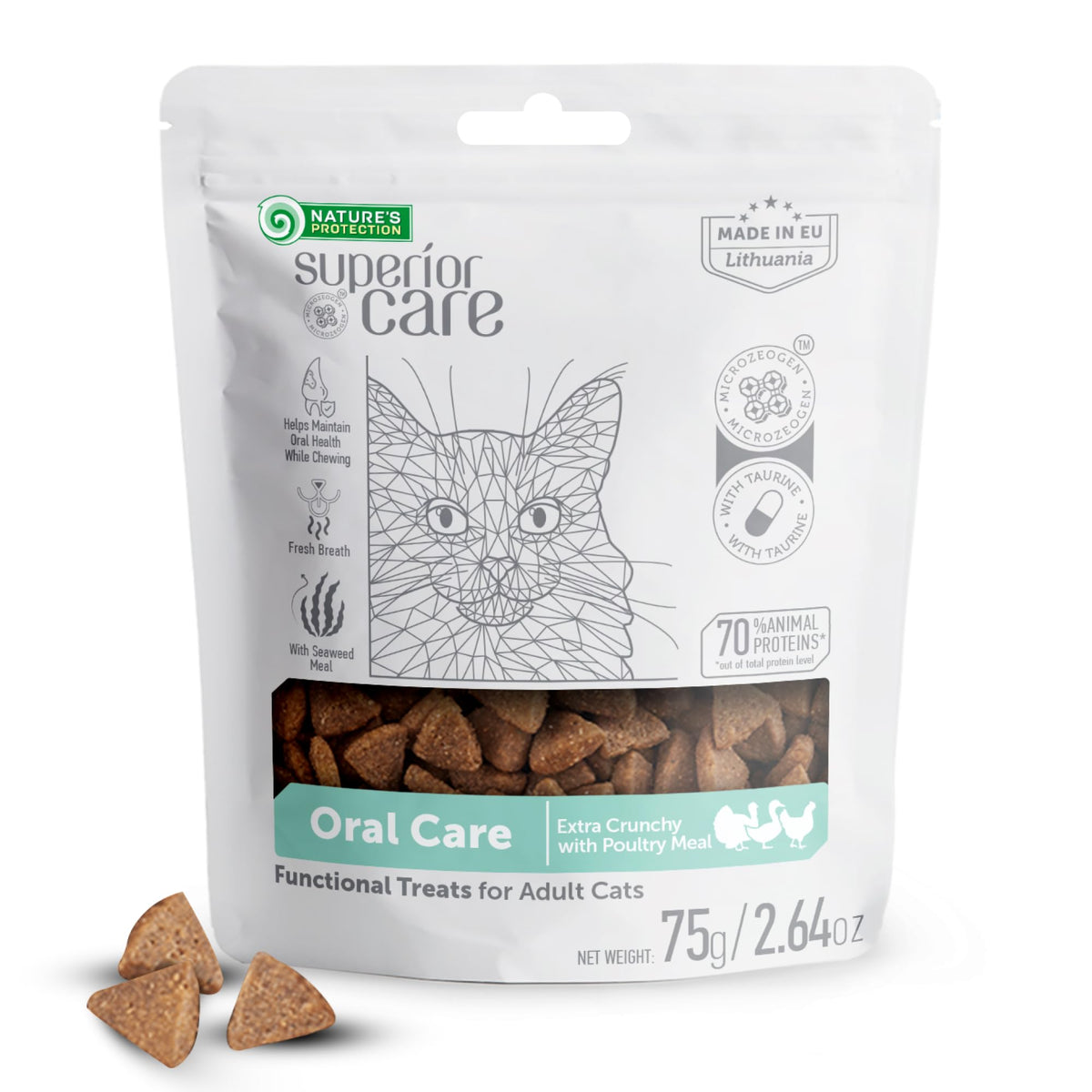 Cat Dental Treats Poultry 2.64oz Y2202