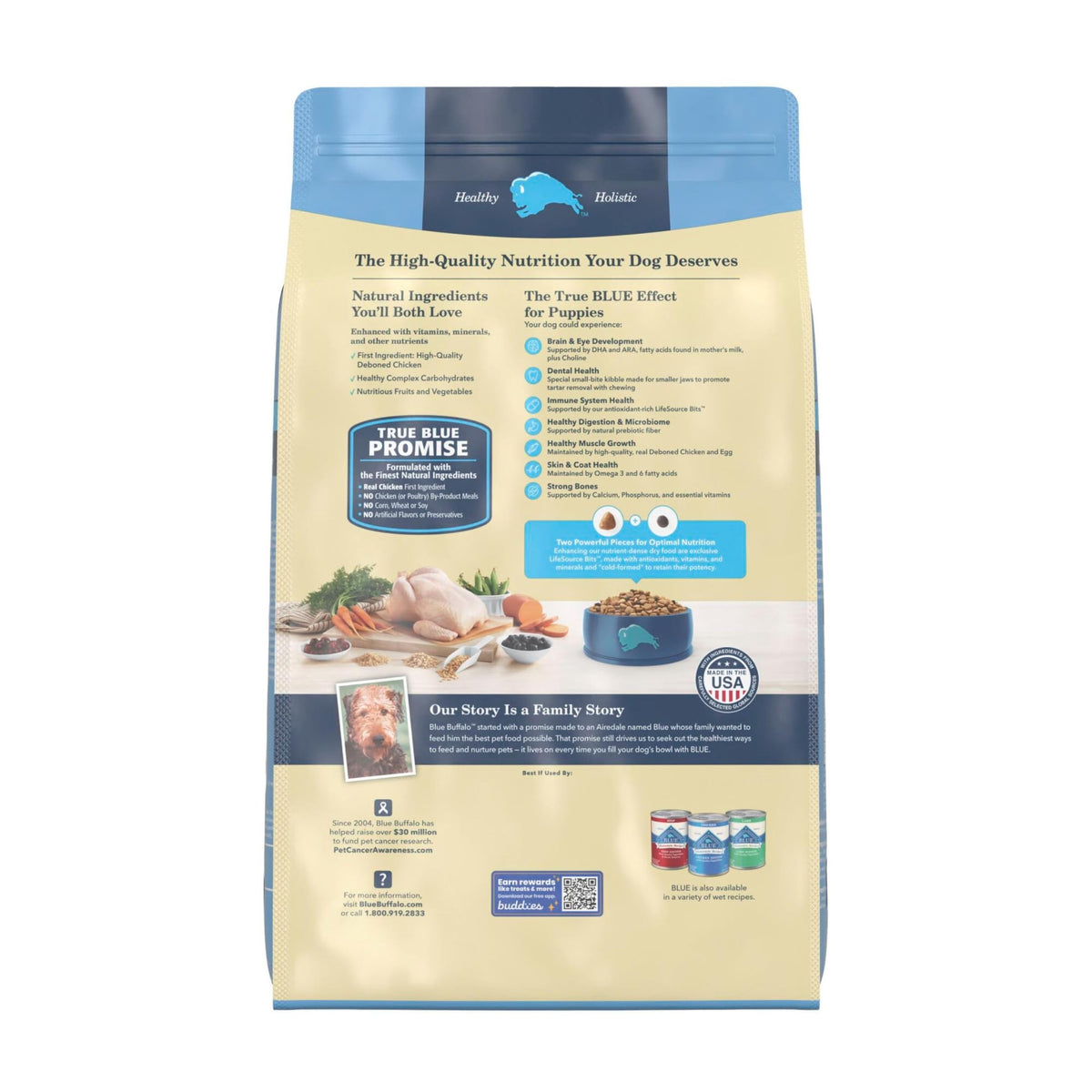 Chicken Puppy Dry Dog Food 15 lb V48911