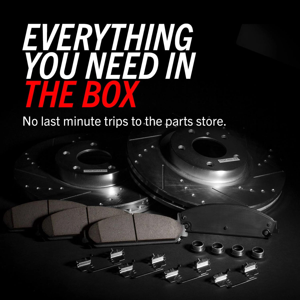 Brake Pad & Rotor Kit Front & Rear C355182